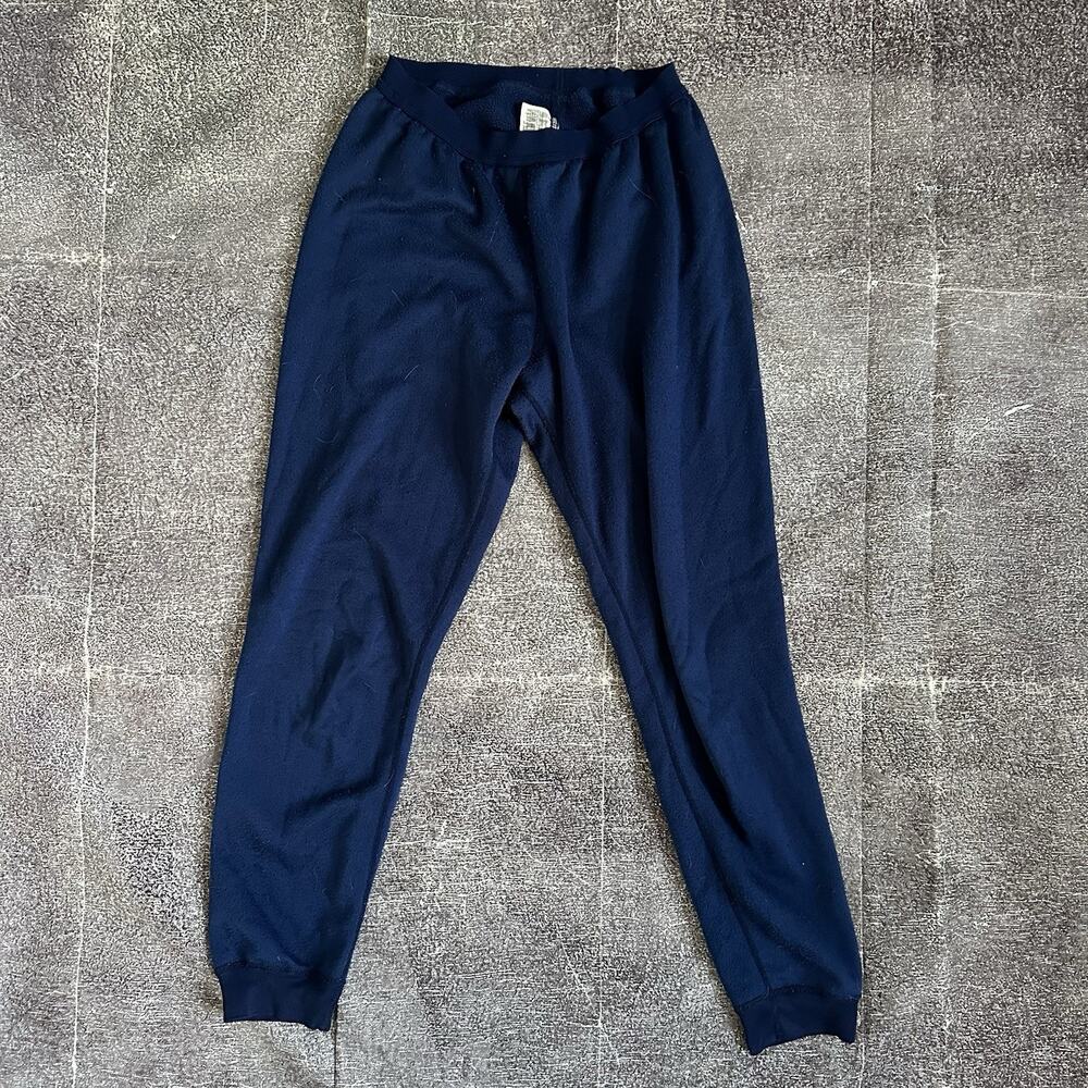Men's Vintage 90's Patagonia Capilene USA Base Layer Navy Blue Jogger Pants Sz S